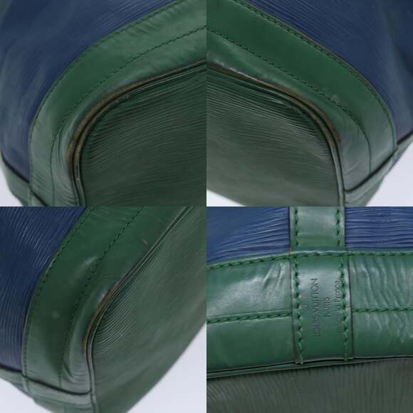 LOUIS VUITTON Epi Noe Shoulder Bag Bicolor Green Blue M44044 - Picture 11 of 12
